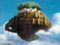 The legendary floating castle in the sky: Laputa.