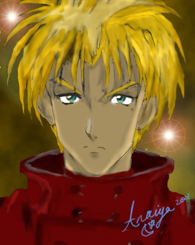 [ Vash is serious (for once) ]